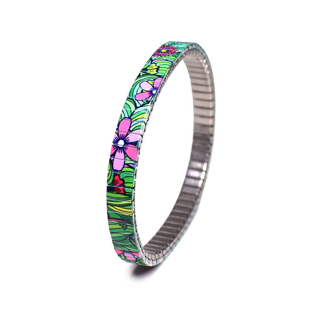 Squiggle Flower Pop Slim- Jungle 6mm Ultra Slim