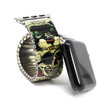 Catz-N-Skullz Apple watch Band by Brian Kelly