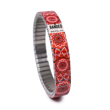 Brazilian Moonrise - Coccinea - Passiflora 10mm Classic Finish Banded Bracelets