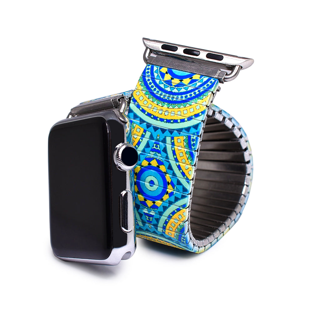 Caribbean Tile – Curaçao Blue Lagoon Banded for Apple watch