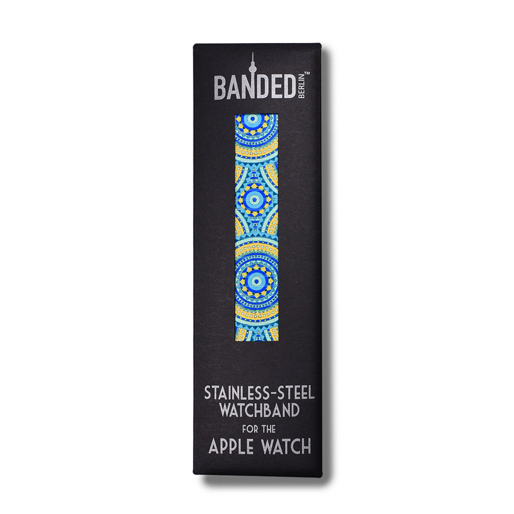 Caribbean Tile – Curaçao Blue Lagoon Banded for Apple watch