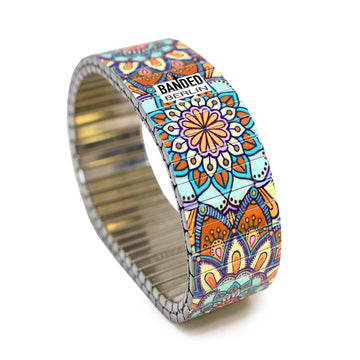 Mediterranean Tile - Passiflora 23mm  by Banded Bracelets © 2021, banded berlin