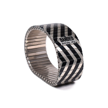 ZIG ZAGERATE Metallic 23mm by Banded Berlin Bracelets made in Germany